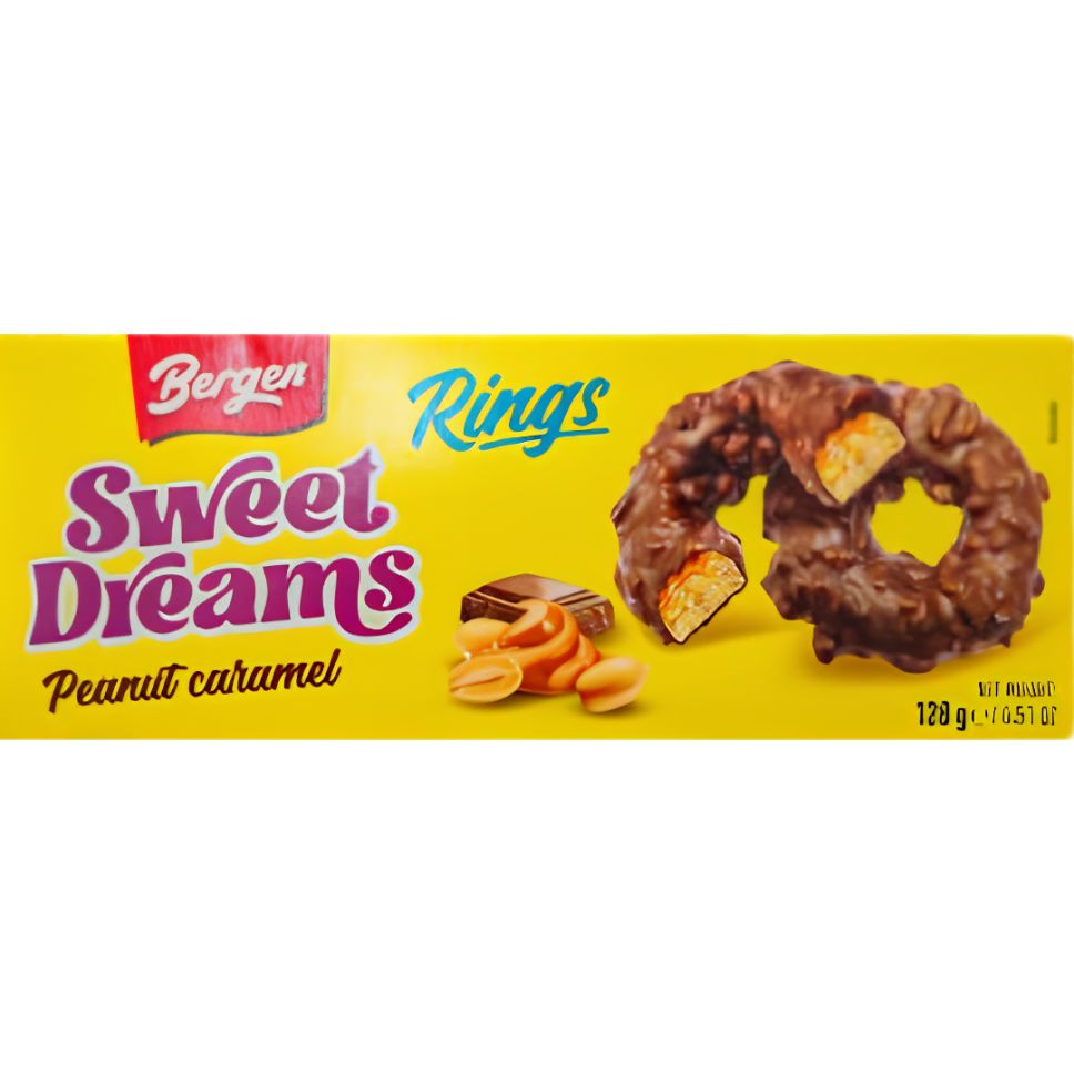 Bergen Rings Sweet Dreams Peanut Caramel 128g