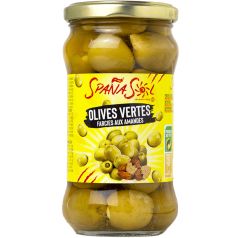 Spañasol Olives Farcies Amande Pot en Verre 300g