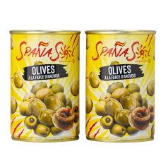 Spañasol Olives Anchois Lot de 2x300g