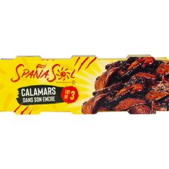 Spañasol Lot de 3 Calamars à l'Encre 78g 