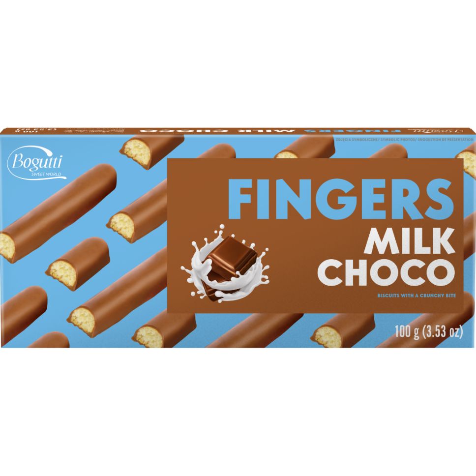 Bogutti Fingers Milk Choco 100g 
