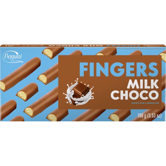 Bogutti Fingers Milk Choco 100g 