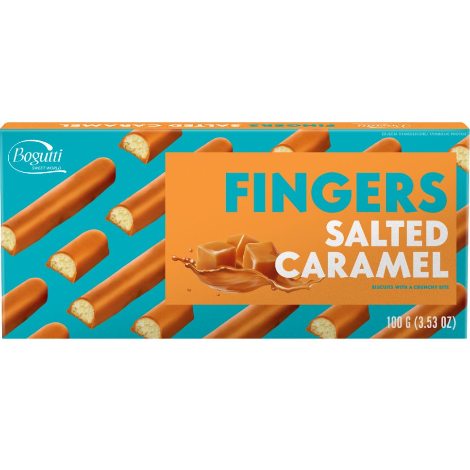 Bogutti Fingers Salted Caramel 100g