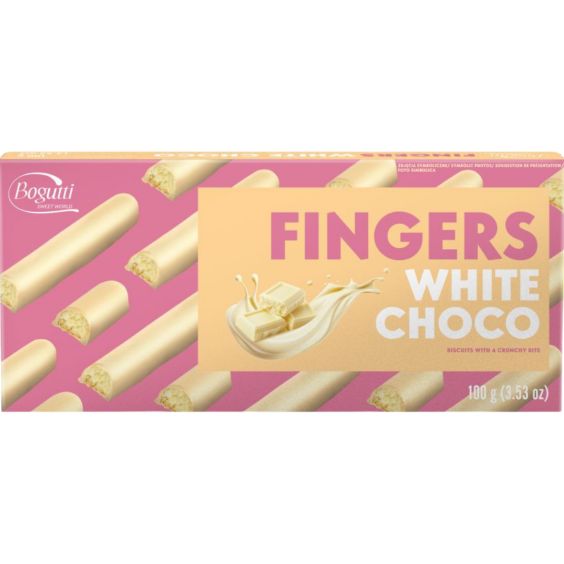 Bogutti Fingers White Choco 100g