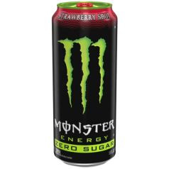 Monster Energy Strawberry Shot 473ml - Zéro Sucre