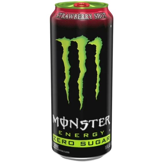 Monster Energy Strawberry Shot 473ml - Zéro Sucre