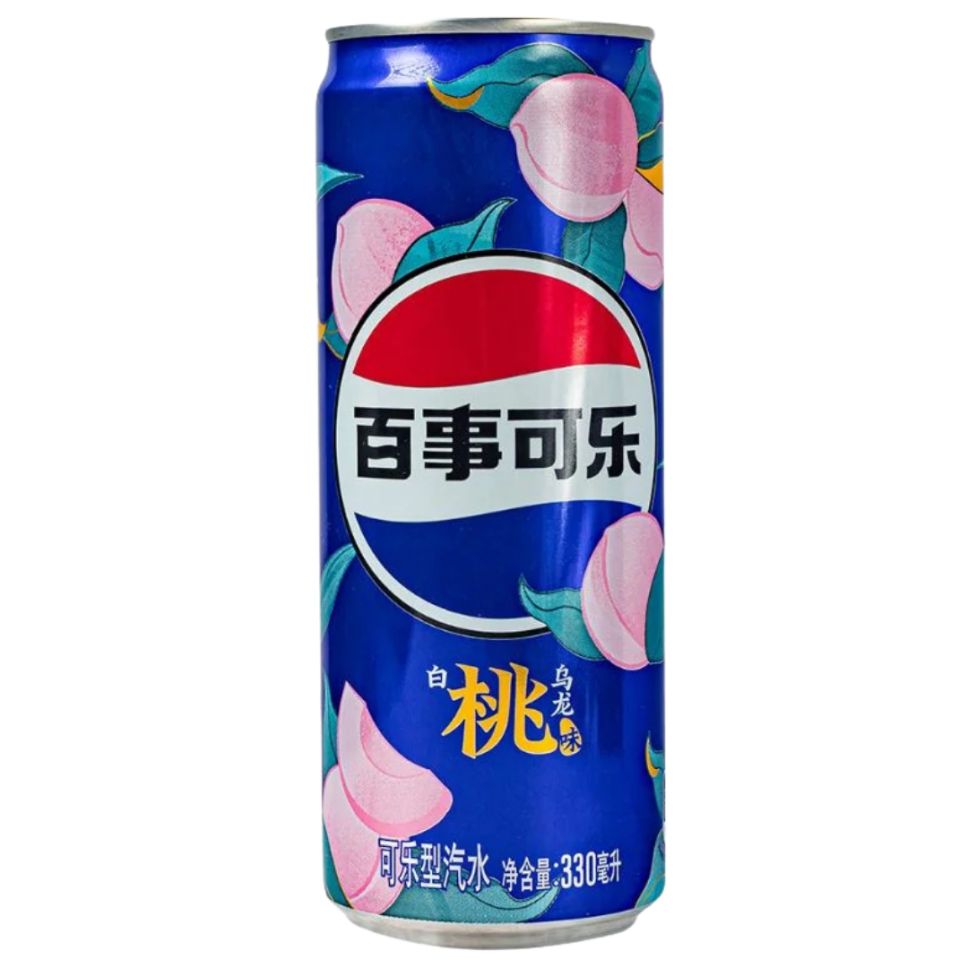Pepsi Asie Pêche Blanche Zéro Sucre 330ml 